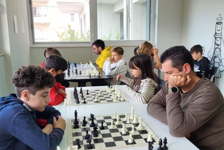 Τουρνουά Σκάκι εσωτερικό τουρνουά Σκακιστική ακαδημία Ηρακλείου κίνηση ματ